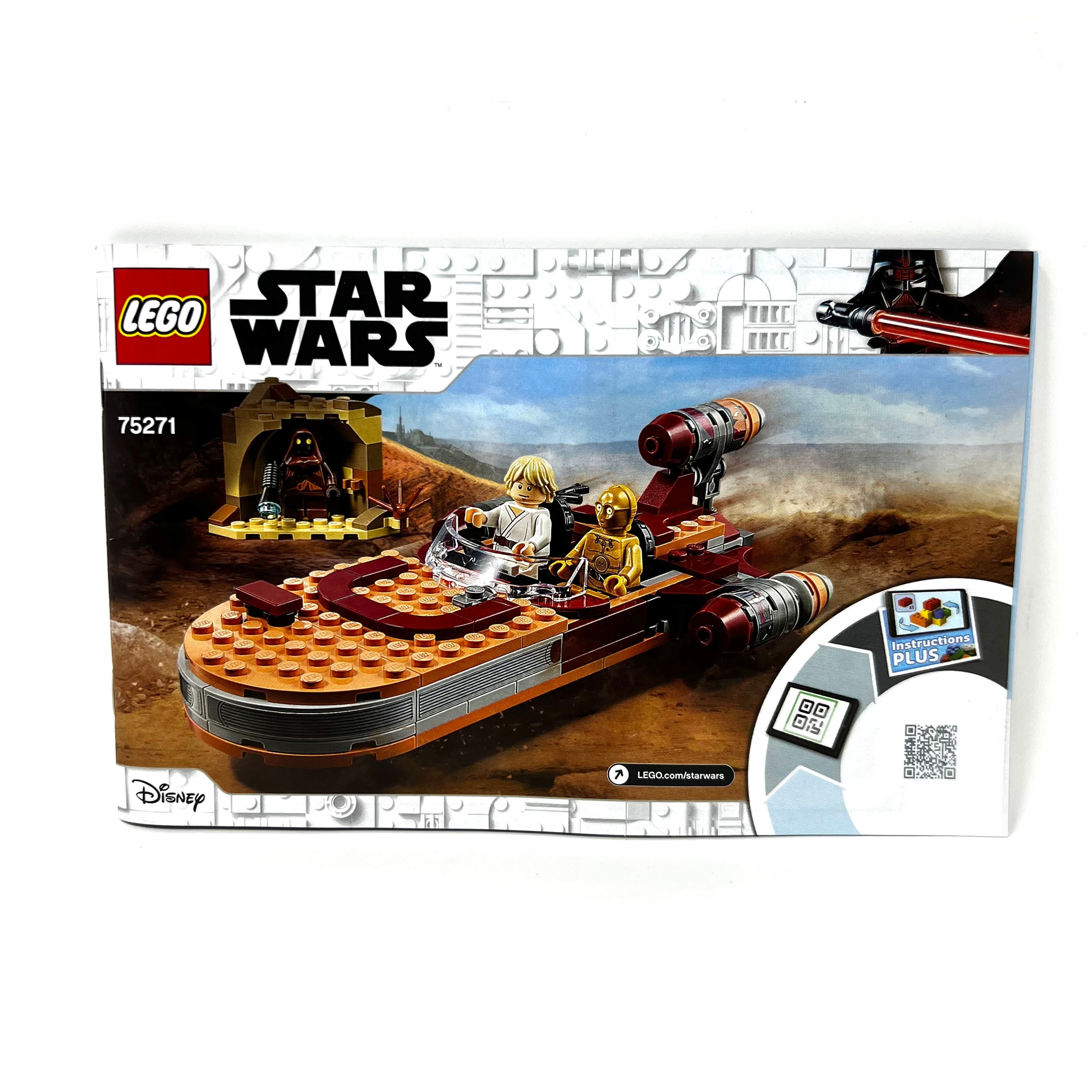 Gå en tur Hover til stede Lego Star Wars 75271 Instruction Manual Booklet Only - Walmart.com
