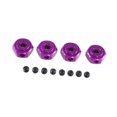 thumbnail image 2 of Dualoai 12mm Wheel Hex Hub Drive Adapters 1/10 10208 1/12 H12Y H12Y+ Purple, 2 of 7