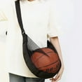 thumbnail image 3 of Basketball Training Net Bag Single Shoulder Bag Training Backpacks Crossbody Soccer Volleyball Storage Bag, 3 of 7