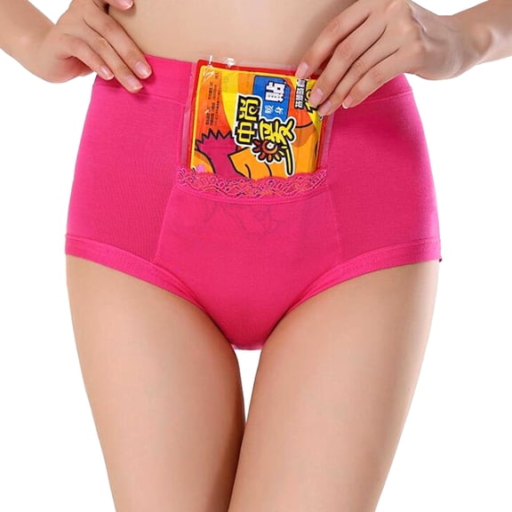 CODE RED Menstrual Underwear Period Underwear for Women Period Panties-Hot Pink-2XL