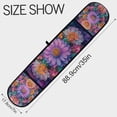 thumbnail image 3 of Yayeee Double Oven Mitt Kitchen Heat Resistant Baking 35" x7" Quilted Glove, Light Purple Flowers, 3 of 6