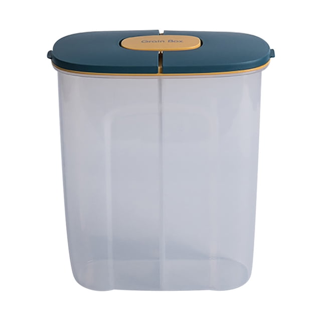 Hinati Clearance Airtight Capacity Box Goods Storage Dry Compartment Airtight Food Storage Containers , Kitchen Pantry Organization and Storage for Cabinets, Countertop, Drawers, Under Sink