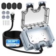 thumbnail image 1 of Caja de alimentación exterior Hoodutric con cable de extensión de 10 m, 1 of 7
