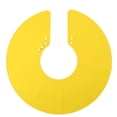 thumbnail image 3 of Haircut Shawl Soft Multifunctional Neck Cape Silicone Neck Shield for Home Hair Coloring (Yellow), 3 of 10
