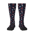 thumbnail image 2 of Lsque Vintage Rose Printed Crew Socks Men's Women's LightWeight Thin Casual Calf Socks ,Knee High Socks,Cotton Socks, 2 of 9