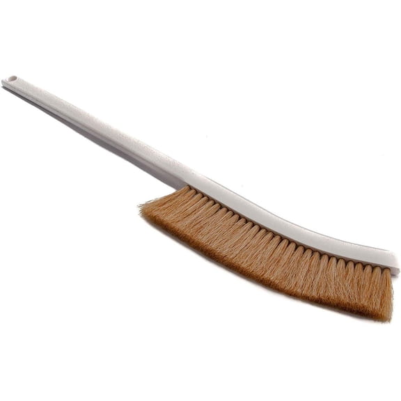 Showcase Brush with White Plastic Handle