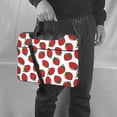 thumbnail image 5 of Lsque Hand Drawn Strawberry Pattern Laptop Bag – Portable & Slim Single-Shoulder Computer Case with Adjustable Strap, Protective, Lightweight for 13”/14”/15.6” Laptops, 5 of 8