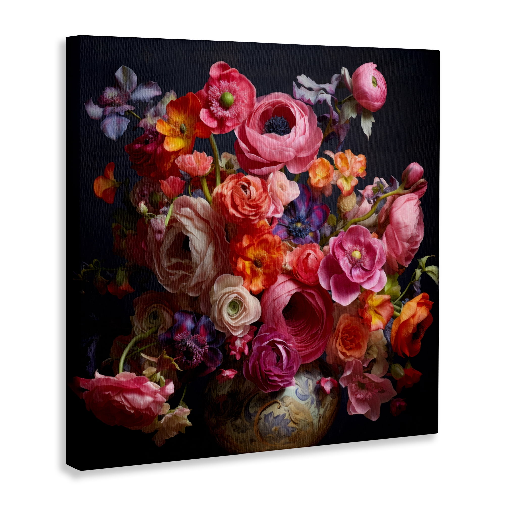 Stupell Industries Harmonious Composition of Florals Canvas Wall Art, design by Lazar Studio