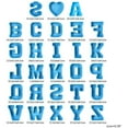 thumbnail image 1 of Ltdhehe DIY Mold 26 Mold Alphanumeric English Cake Silicone Alphanumeric Cake Crystal Cake Mould, 1 of 1