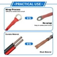 thumbnail image 2 of 1 Pc Cable Inversor de Batería 10 AWG Gauge 6FT 5/16" Lug Cable de Batería Universal para Automóvil Vehículo Barco RV Solar Cobre Estañado Rojo, 2 of 7