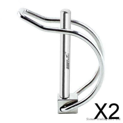 2X Durable Metal Coupler Pin Heavy Duty Shaft Locking Pin 4.5 X 45Mm