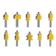 thumbnail image 1 of Brocas de enrutador 10PCS 1/2 Shank shamjiam Herramienta para cortar, 1 of 8