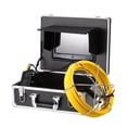 thumbnail image 3 of 20M / 30M Drain Sewer Inspection Camera IP68 Waterproof Industrial Borescope Inspection System Snake Camera 9" Touch Button LCD Monitor 12 LEDs Night Vision, 3 of 6