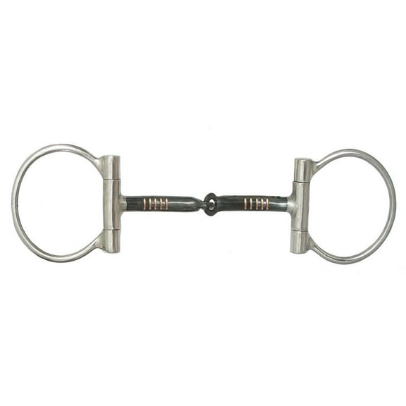 AJ Tack Dee Ring Smooth Snaffle Bit