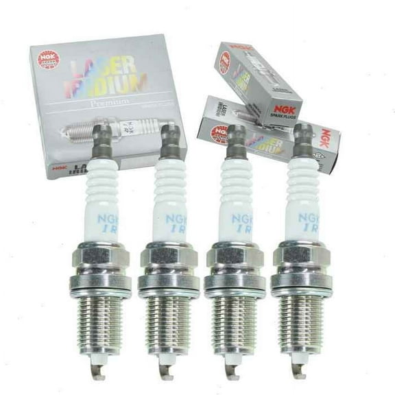 4 pc NGK Laser Iridium Spark Plugs compatible with Chevrolet Aveo 1.6L L4 2009-2011