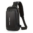 thumbnail image 1 of AIGIA Sling Backpack USB Anti-Theft Waterproof Chest Daypack Casual Shoulder Bag, 1 of 14