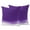 Purple, variant on Purple Waves Outdoor Pillow Covers 24x24 Set of 2,Waterproof Patio Throw Pillowcase Protectors,Ombre Abstract Art Gradient Modern Square Decorative Pillow Shams Cushion Covers for Seat Bed Couch Sofa