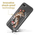 thumbnail image 3 of Case Yard iPhone-8-Plus Case Clear Soft & Flexible TPU Ultra Low Profile Slim Fit Thin Shockproof Transparent Bumper Protective Cover Drop Protective Cell Phone Cases (Eye of the Tiger), 3 of 8