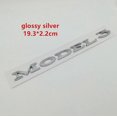 thumbnail image 4 of 1pcs 3D ABS Tesla Model 3 XSY Dual Motor Spacex Car Lettering Tailgate Decal Badge Sticker Decal Accessories, 4 of 5