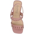 thumbnail image 5 of Journee Womens Ismay Laser Cut Sling Back Block Heel Sandals, 5 of 9