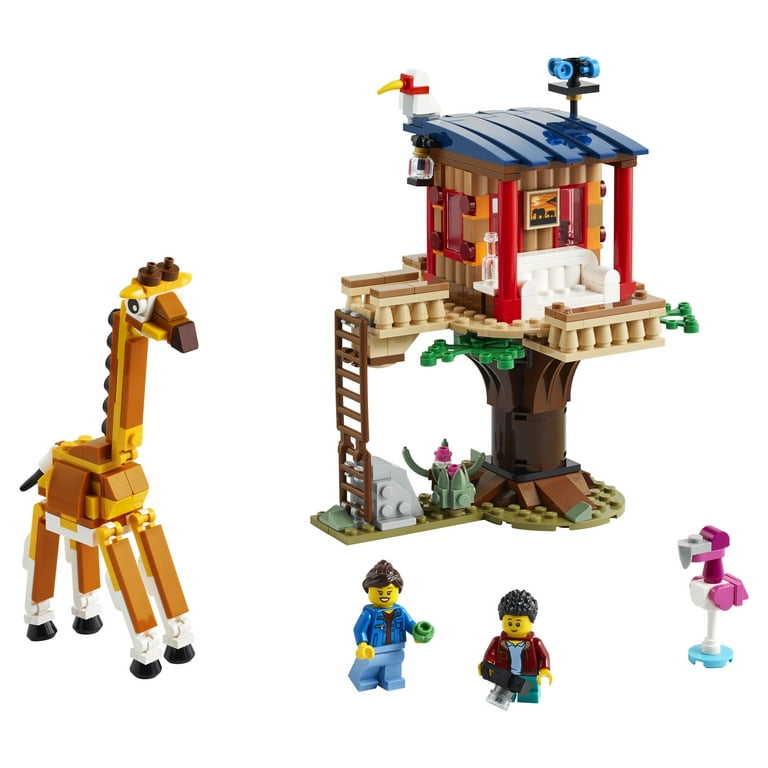 LEGO Creator 3in1 Safari Wildlife Tree House 31116 Building Toy 397 Pieces