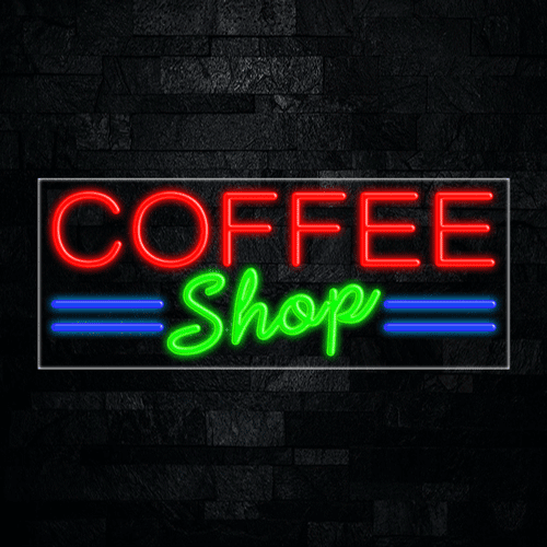 Coffee Shop LED Neon Sign 30"L x 12"H #31372