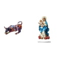 thumbnail image 1 of Figuras de toro de resina coloridas modernas y esculturas de animales de acrílico 2D para decoración de escritorio, colección para sala de estar, ador, 1 of 8