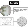 thumbnail image 6 of 4PCS Deer Shower Curtain Set, Country Mountain Pine Tree Foggy Woodland Elk Birds Wildlife Animals Hunting Lake Cabin Rustic Farmhouse Bathroom Decor, Non-Slip Bath Mat, Crescent Moon, 6 of 7