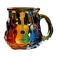 thumbnail image 1 of Taza de café con diseño de guitarra, multifuncional, única, de resina, para decoración del hogar y escritorio. Estilo B, 1 of 9