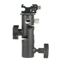 thumbnail image 1 of Support de support de Lumière pour Porte-Parapluie Speedlite Type E avec Adaptateur Pivotant à Vis de 1/4" à 3/8", 1 of 7