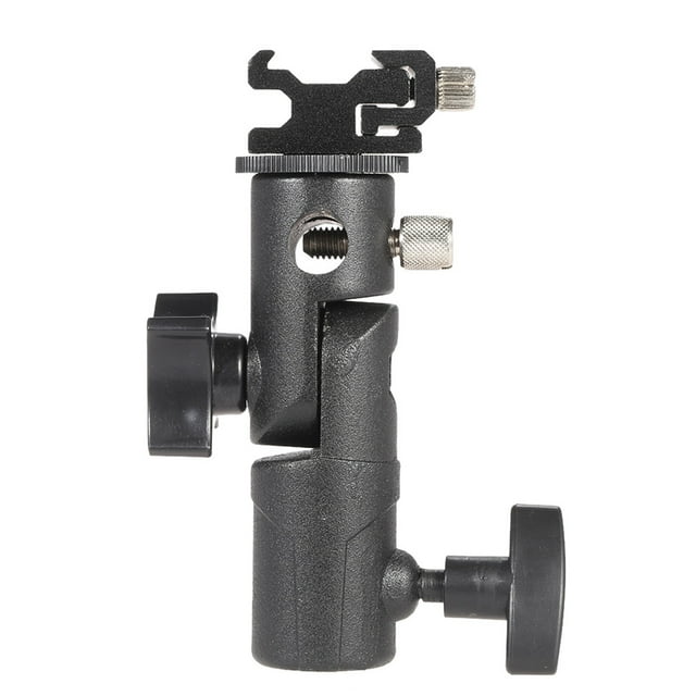 Support de support de Lumière pour Porte-Parapluie Speedlite Type E avec Adaptateur Pivotant à Vis de 1/4" à 3/8"