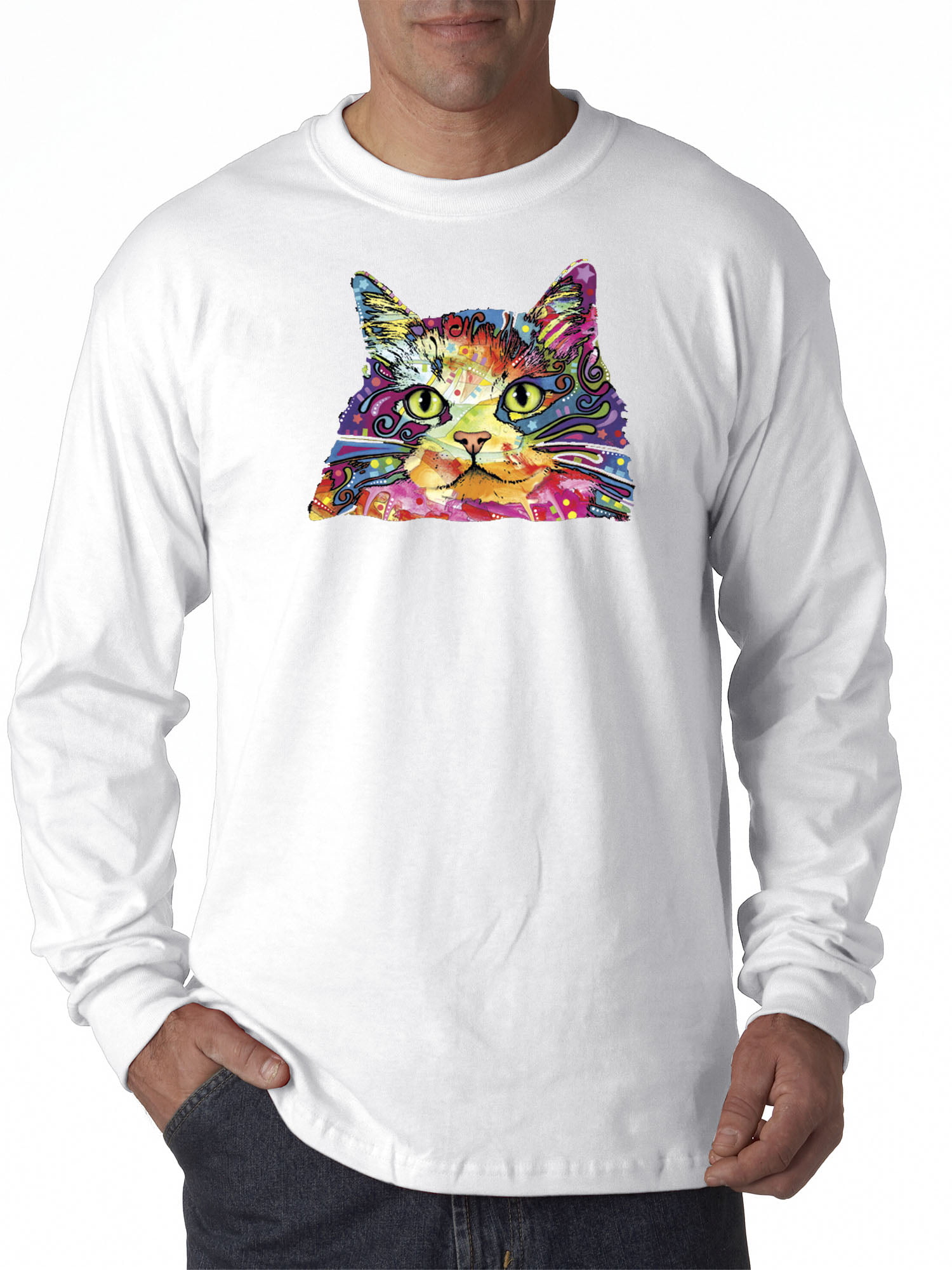 Funny Tshirt Unisex Details about   What Cat 
