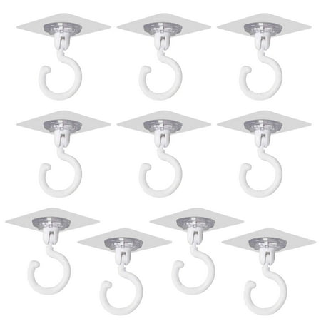 

HOTYA Wall Hooks 10Pack Waterproof Moisture Proof Kitchen Bathroom Hanger