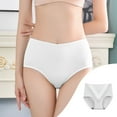 thumbnail image 2 of SHTXOZHI Womens High Waisted Leakproof Panties Full Coverage Cotton Underwear Ladies Stretch Briefs, 2 of 4