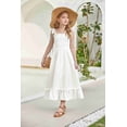 thumbnail image 6 of Arshiner Girls Summer Dress Boho Beach Casual Smocked Maxi Dresses, 6 of 9