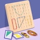 thumbnail image 2 of Xihbxyly Juego de Geoplanos, Juguete Educativo Atractivo, Mejora La Percepción Espacial y La Motricidad Fina, Tarjetas con Patrones Creativos y Gomas Elásticas, Divertidas Actividades de Aprendizaje,, 2 of 7