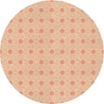 thumbnail image 1 of Ahgly Company Machine Washable Indoor Round Transitional Construction Cone Orange Area Rugs, 5' Round, 1 of 7