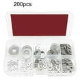 thumbnail image 1 of 910 Pcs/200 Pcs Entretoise Plate en Acier Inoxydable Kit de Fixation pour Laveuse en Métal, 1 of 7