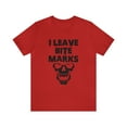 thumbnail image 2 of I Leave Bite Marks Unisex Streetwear Halloween Jersey Short Sleeve T-Shirt, 2 of 12