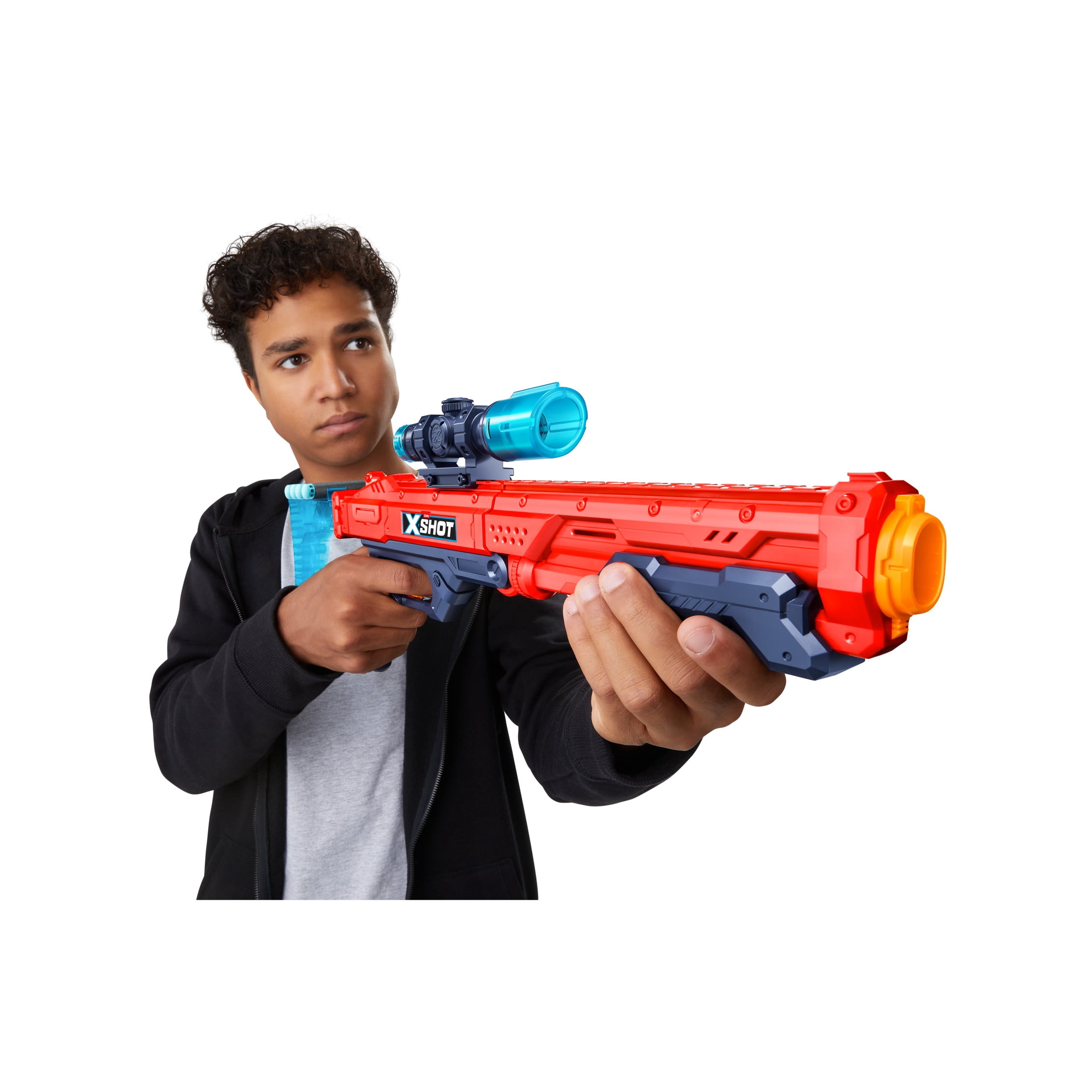 XSHOT Excel Micro 2.0 & Excel Hawk Eye Twin Pack by ZURU with 24 Darts, Easy Reload, Air Pocket Dart Technology, Toy Foam Blaster for Kids, Teens and Adults