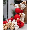 thumbnail image 2 of Red White Gold Balloon Arch Double Stuffed Latex Balloons for Baby Shower Birthday Wedding Valentine's Day Party Decorations, 2 of 6