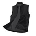 thumbnail image 5 of Mifsaly Men's Lightweight Windbreaker Vest Stand Collar Zip Up Sleeveless Jacket Casual Sportswear Running Outerwear Waistcoat with Zip Pockets for Golf Hiking Travel Black,XS, 5 of 5