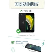 Smartish iPhone SE Wallet Case - Wallet Slayer Vol. 1 [Slim + Protective + Grip] Credit Card Holder for Apple iPhone SE (2022/2020) & iPhone 7/8 - Black Tie Affair
