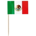 thumbnail image 1 of Banderitas de Comida MXToothpickFlag 40Pzas México 3.5x2.5cmPapel Asta Madera Tricolor., 1 of 1
