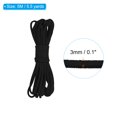 thumbnail image 2 of Uxcell 5.5 Yards x 3mm Faux Suede Leather Cord String for Bracelet Necklace Beading, Black, 2 of 6