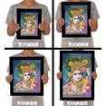 thumbnail image 7 of IBA Indianbeautifulart Lord Krishna Picture Frame Religious Poster Black Wall Frame Deity Photo Frame Wall Decor&nbsp;For Home/ Office/ Temple-6 x 8 Inches, 7 of 7