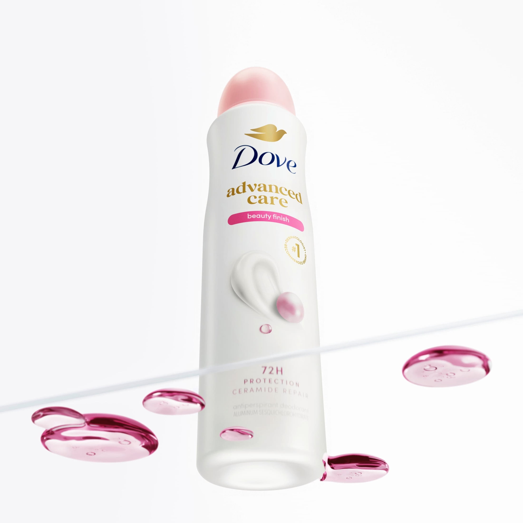 Dove Advanced Care Antiperspirant Deodorant Spray For Women Beauty Finish 72-Hour Sweat And Odor Protection ,3.8 oz Twin Pack