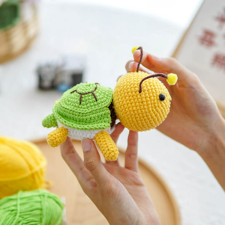 Kayannuo Christmas Clearance Turtle Bee Crochet Kit For Beginners - DIY And  Complete Crochet Kit For Beginners, Experts, Adults And Kids, Multicolor  Beginner Craft Set Includes Yarn, Hook, 