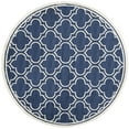 thumbnail image 3 of Safavieh Amherst Wilson Geometric Area Rug, Navy/Ivory, 7' x 7' Round, 3 of 9