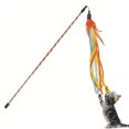 thumbnail image 2 of Cat Teaser Funny Small Bell Ribbon Interactive Cat Wand Cat Toy Kitten Toy, 2 of 10